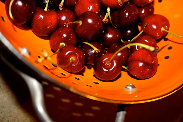 eat your cherries and we’re off.