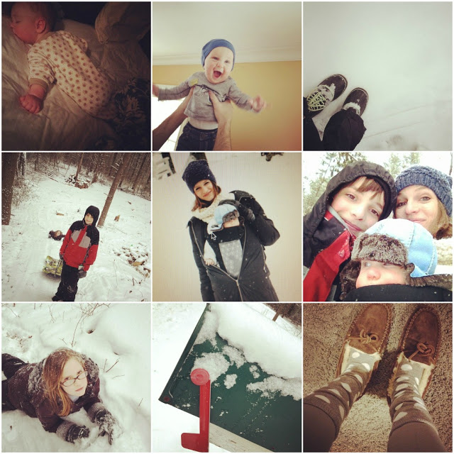 our snowy weekend.