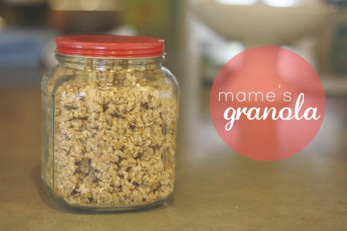 mame’s granola.