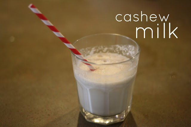 cashew milk smoothie.