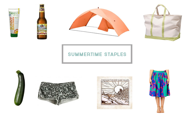 summertime staples.