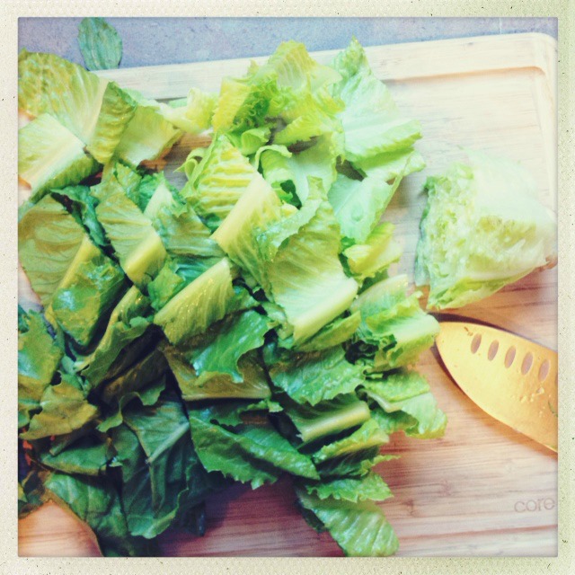 my mother’s salads.