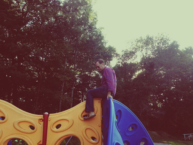 steve at the playground.