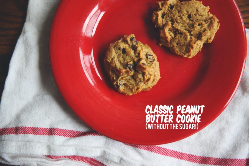 classic peanut butter cookie (without sugar!).