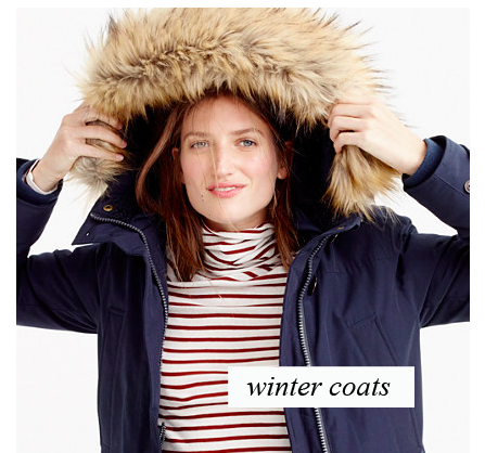 winter coats or parkas or jackets depending on what you call them.